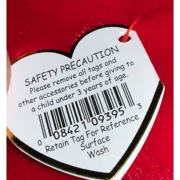 Ty Beanie Buddies the CARDINAL RED BIRD 10" Plush Doll Toy - Picture 6 of 8